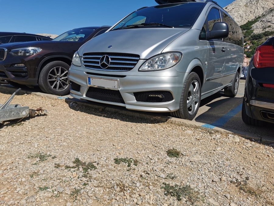 MERCEDES VITO W639 FRONT BUMPER Frontstoßstange Frontschürze Teilegutachten