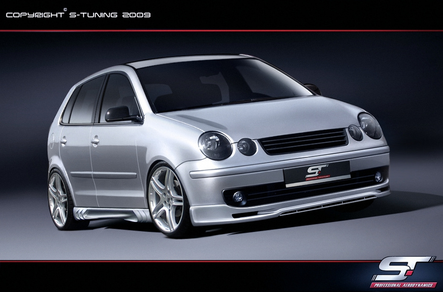 VOLKSWAGEN POLO 9N FRONT UNDERBUMPER SPOILER