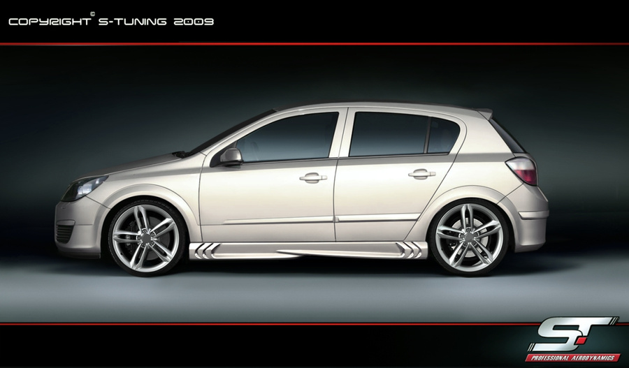 OPEL ASTRA H SIDE SKIRTS