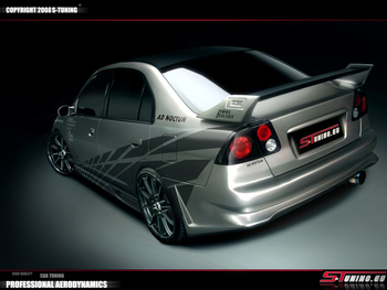 HONDA CIVIC 01-06 TRUNK SPOILER