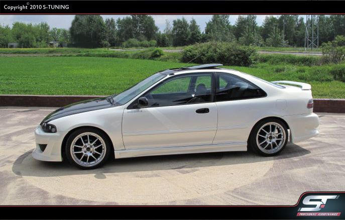 HONDA CIVIC 92-95 SIDE SKIRTS