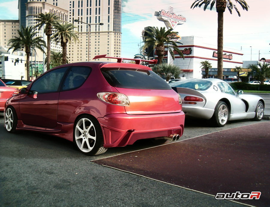 PEUGEOT 206 REAR BUMPER