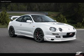 Frontansatz für Celica T20 Facelift, Frontspoiler, Frontlippe, Bumper splitt