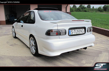 HONDA CIVIC 92-95 COUPE REAR BUMPER