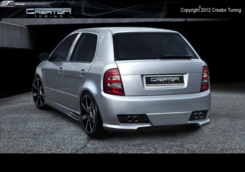SKODA FABIA REAR BUMPER