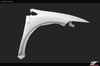 HONDA CIVIC 06-11 TYPE R FN,FN2, FK, MUGEN ,FRONT FENDERS , Satz Kotflügel links + rechts