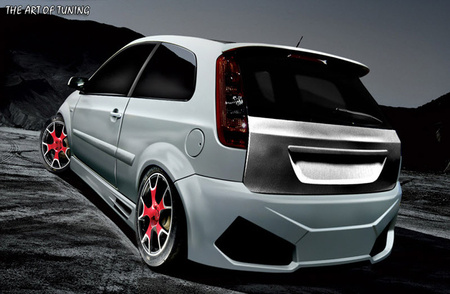 FORD FIESTA 2001 REAR BUMPER