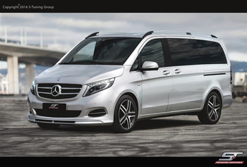 MERCEDES W447 FRONT UNDERBUMPER SPOILER