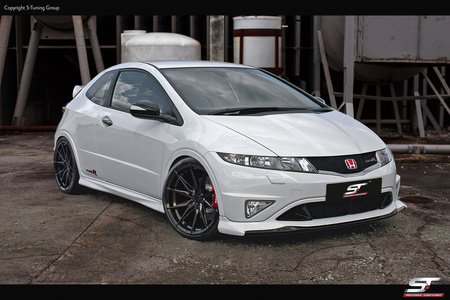 Frontansatz für Honda Civic FN2/FN/FK. Aerokit Spec 1, Frontspoiler, Frontlippe, front bumper splitt