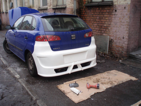 SEAT IBIZA 6L 02-08 REAR BUMPER