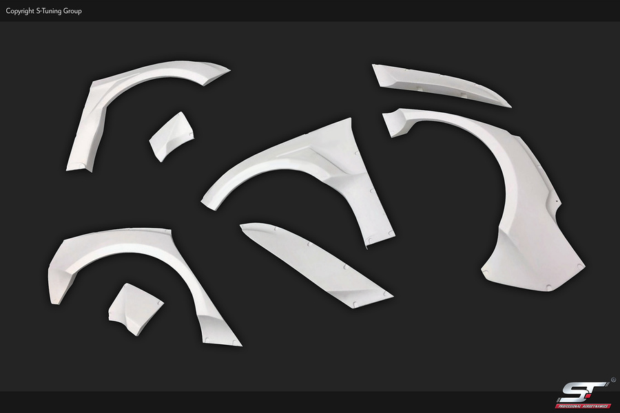 Ford Focus Mk3,  Widebody Kit, Conversion Bodykit, RS