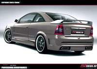 OPEL ASTRA G REAR BUMPER