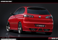 SEAT IBIZA 6L 02-08 REAR BUMPER