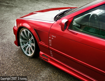 Für BMW E36 Sedan/Compact/Kombi Satz Kotflügel links + rechts - GFK