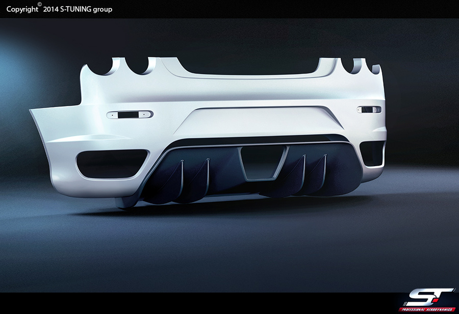 FERRARI F430 REAR BUMPER