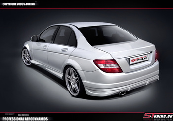 MERCEDES W204 REAR BUMPER
