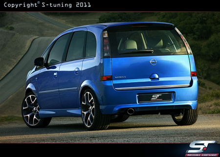 OPEL MERIVA REAR BUMPER