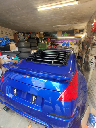 NISSAN 350Z WINDOWS LOUVER Heckscheiben Jalousie , Aussen Jalousie