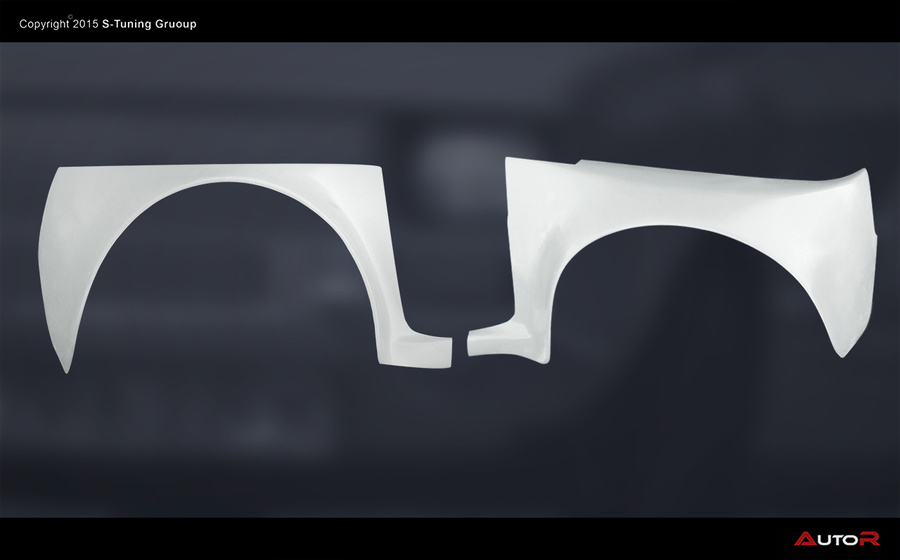 FIAT 126P front and rear wheel arch extension