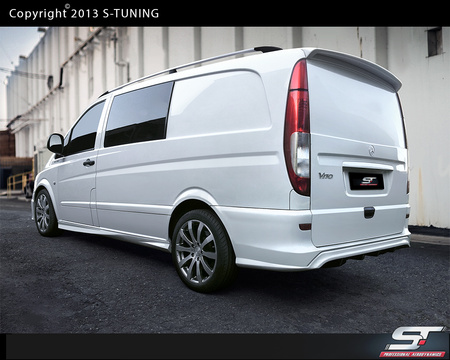 MERCEDES VITO W639 REAR BUMPER Heckstoßstange Teilegutachten