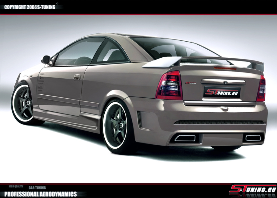 OPEL ASTRA G REAR BUMPER