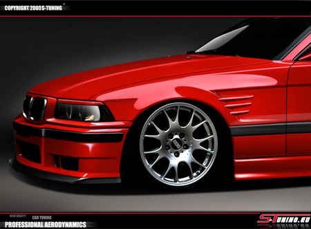 Für BMW E36 Coupe Satz Kotflügel links + rechts - GFK