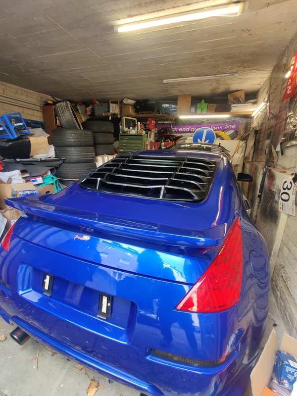 NISSAN 350Z WINDOWS LOUVER Heckscheiben Jalousie , Aussen Jalousie