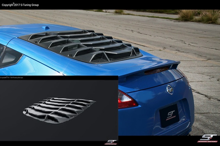 NISSAN 350Z WINDOWS LOUVER Heckscheiben Jalousie , Aussen Jalousie