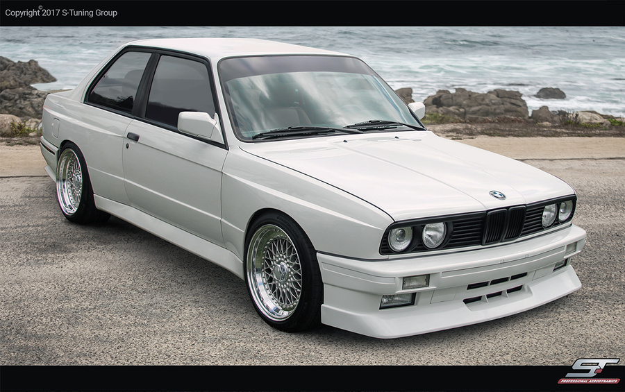 BMW E30 Coupe Wide Body Kit, Conversion Bodykit, Drift