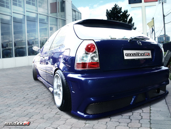 HONDA CIVIC 95-99 HATCHBACK REAR BUMPER