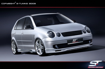 VOLKSWAGEN POLO 9N FRONT UNDERBUMPER SPOILER