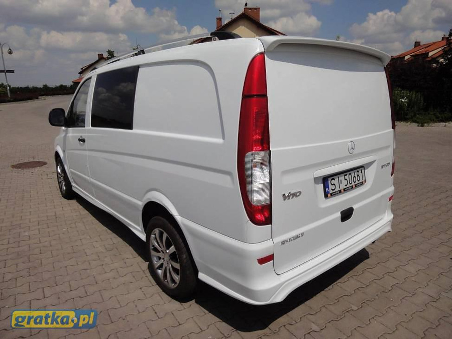 MERCEDES VITO W639 REAR BUMPER Heckstoßstange Teilegutachten