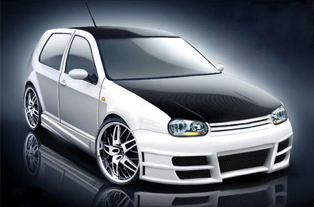 VOLKSWAGEN GOLF 4 FRONT BUMPER