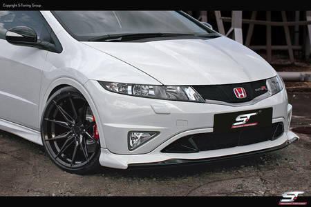 Frontansatz für Honda Civic FN2/FN/FK. Aerokit Spec 1, Frontspoiler, Frontlippe, front bumper splitt