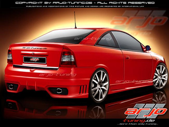 OPEL ASTRA G REAR BUMPER