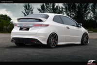 Für Honda Civic FN2/FN/FK. Aerokit GP Heckansatz, Heckspoiler, Hecklippe, Rear bumper splitt