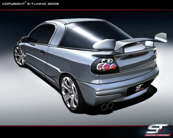 OPEL TIGRA TRUNK SPOILER
