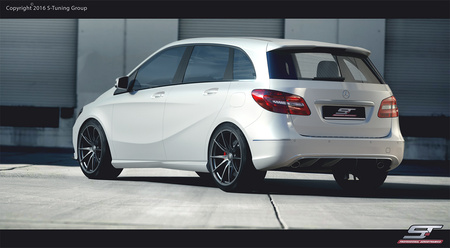 MERCEDES W246 REAR UNDERBUMPER SPOILER