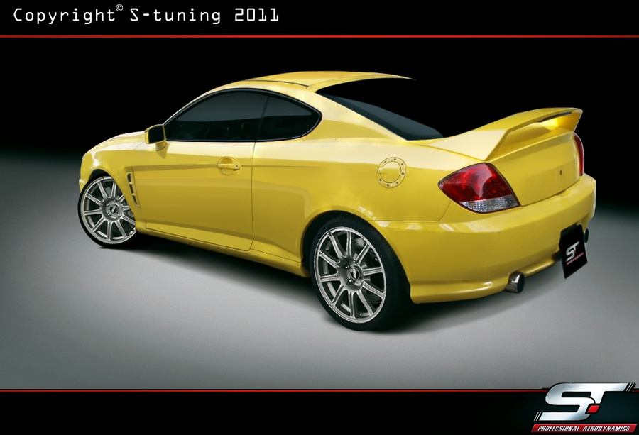 Für HYUNDAI COUPE Heckspoiler, Rear- Spoiler, Trunk Spoiler, HECKFLÜGEL