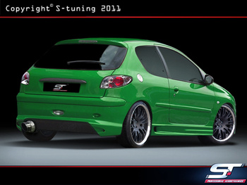 PEUGEOT 206 REAR BUMPER