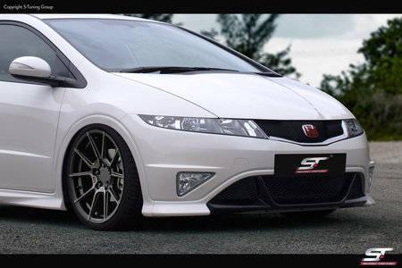 Frontansatz für Honda Civic FN2/FN/FK. Aerokit GP, Frontspoiler, Frontlippe, front bumper splitt