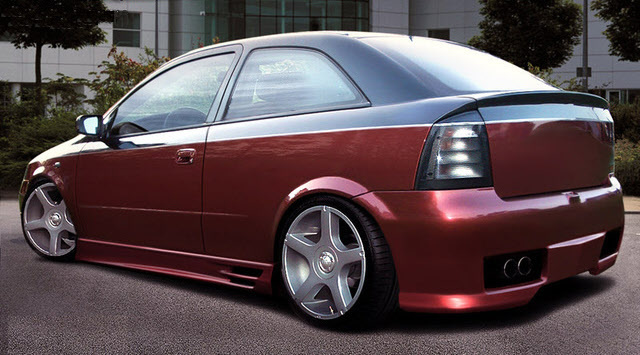 OPEL ASTRA G REAR BUMPER