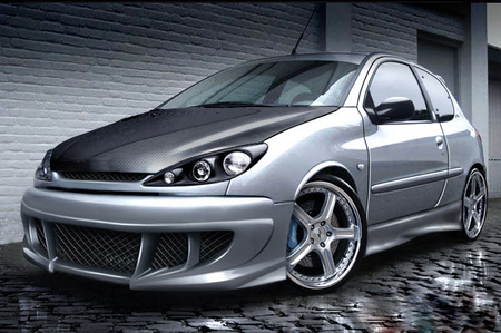 PEUGEOT 206 FRONT BUMPER