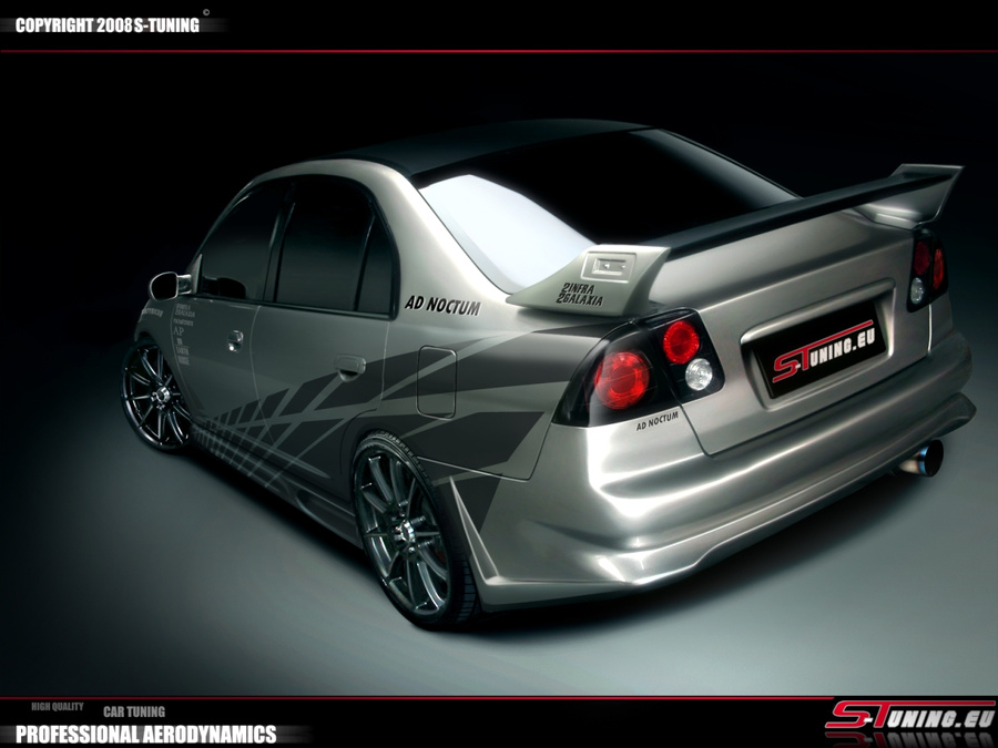 HONDA CIVIC 01-06 TRUNK SPOILER