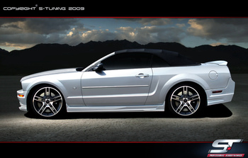 FORD MUSTANG SIDE SKIRTS