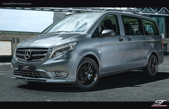 MERCEDES W447 FRONT UNDERBUMPER SPOILER