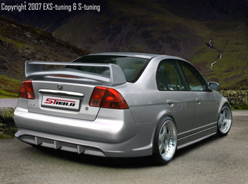 HONDA CIVIC 01-06 REAR BUMPER