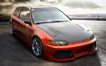 HONDA CIVIC 92-95 COUPE FRONT BUMPER