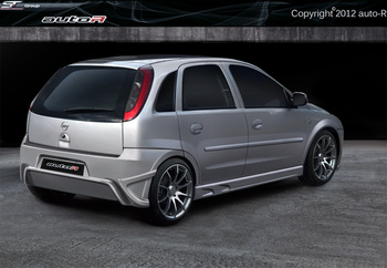 OPEL CORSA C REAR BUMPER