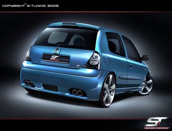 RENAULT CLIO II REAR BUMPER